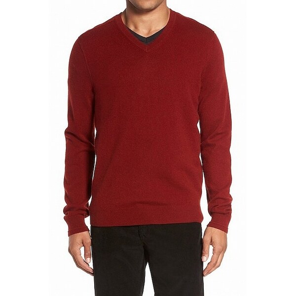 orange cashmere sweater mens