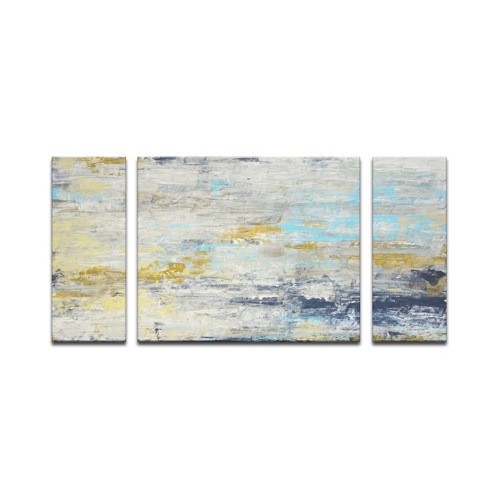 'Surf and Sound I/II/III' 3 Pc Wrapped Canvas Wall Art Set by Norman Wyatt Jr.