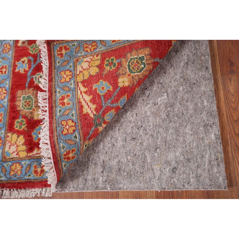 Red Kazak Foyer Rug Hand-Knotted Wool Carpet - 1'11" x 3'0"