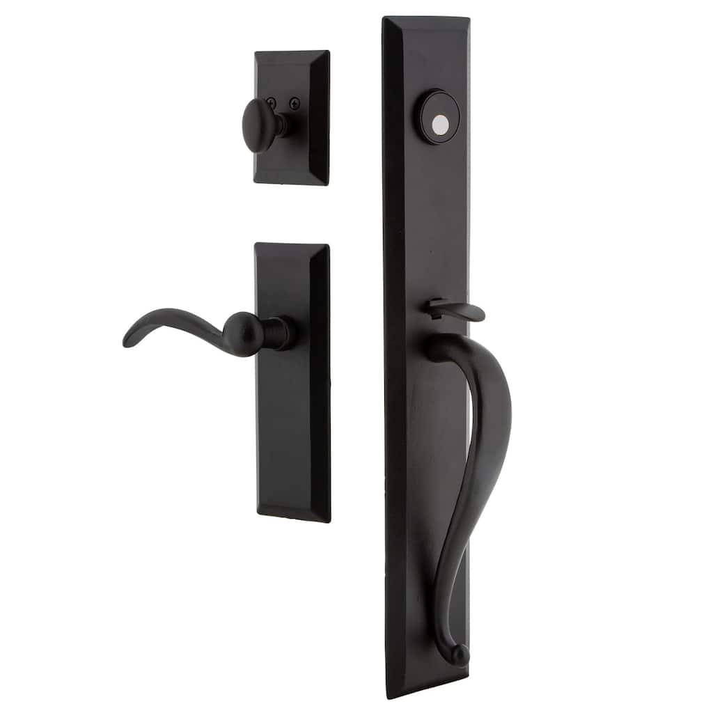 Ageless Iron Keep - Rustic Cast Iron Left Handed Full Plate Dummy Door