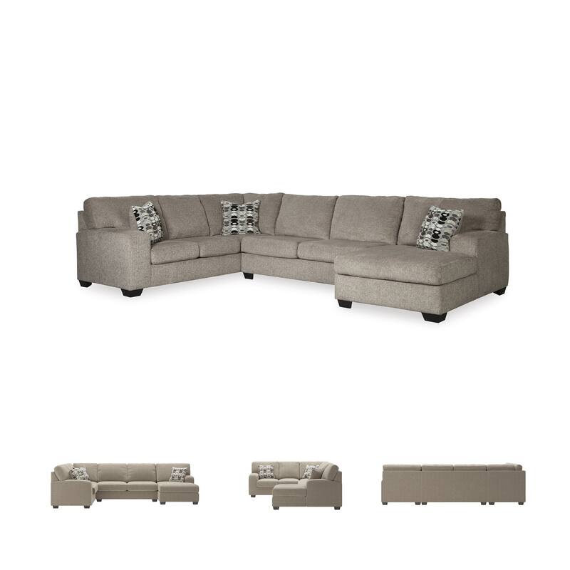 Ballinasloe 3-Piece Sectional- Platinum
