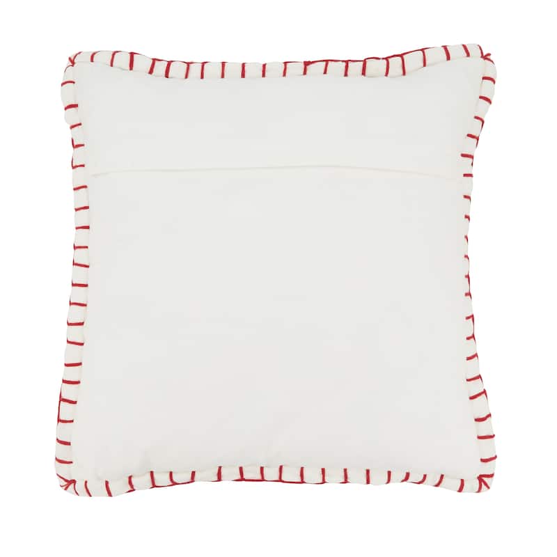 Handcrafted Comfort Chunky Whip Stitch Throw Pillow