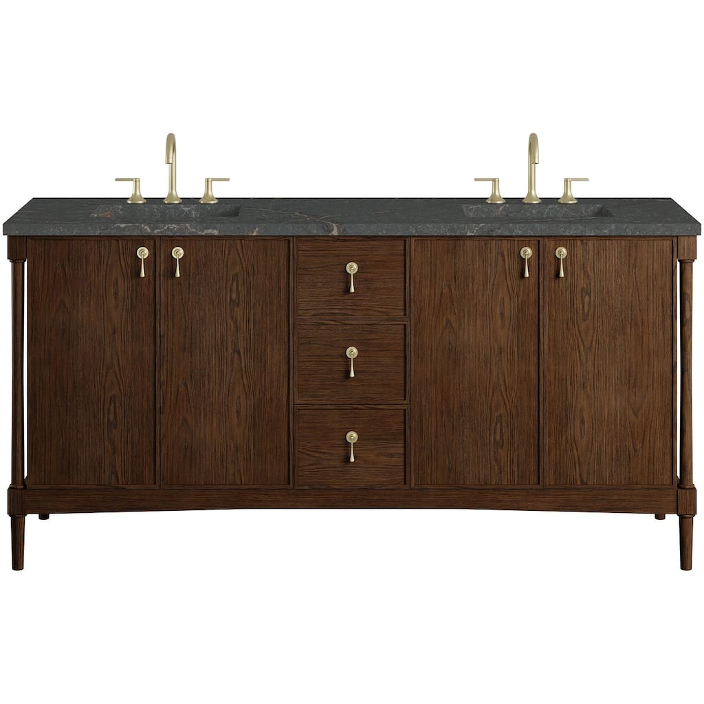 James Martin Vanities D680-V72-FPBL Kinnsden 72" Free Standing Double