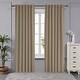 preview thumbnail 39 of 65, Deconovo Mix & Match Blackout and Bronze Print White Sheer 4 Piece Curtain Panel Set