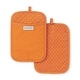 preview thumbnail 1 of 3, KitchenAid Asteroid Pot Holder 2-Pack Set - 7"x10" Honey