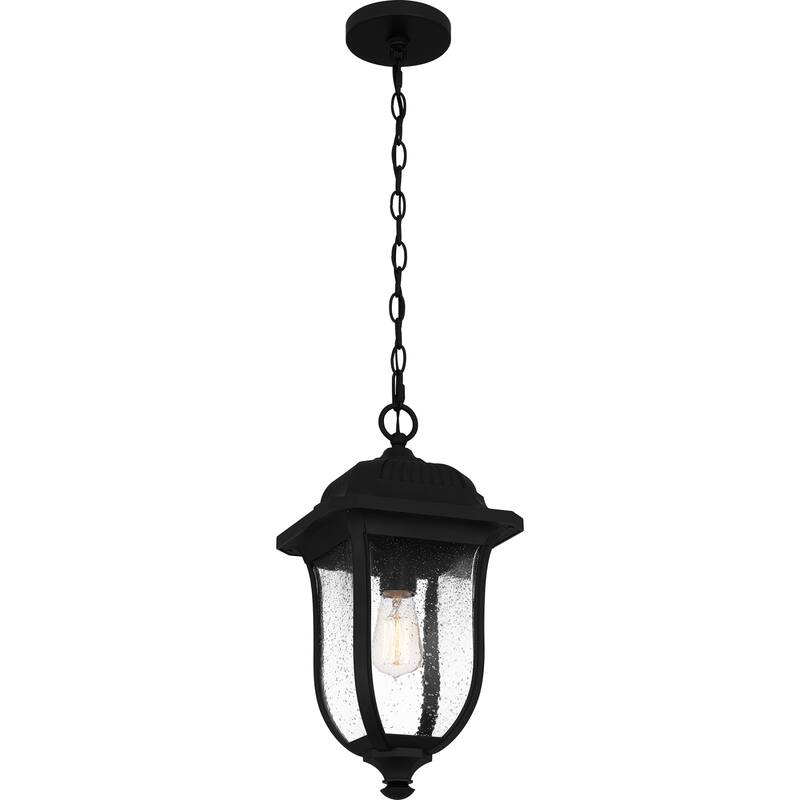 Bellevue QZP68569 Delly 9" Wide Mini Pendant with Seedy Glass Shade