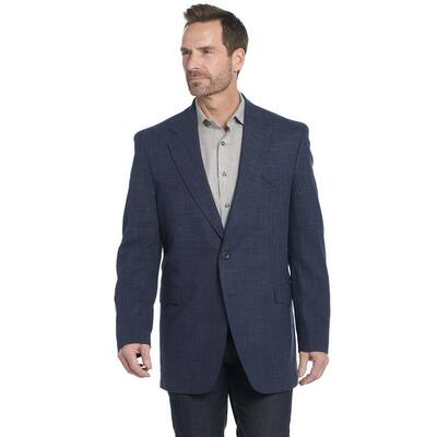 Circle S Western Sport Coat Mens Lubbock Heather Navy CC4546