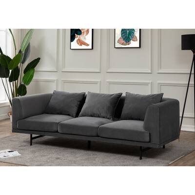SAFAVIEH Home Marcy Velvet Sofa - 90"W x 36"D x 28"H