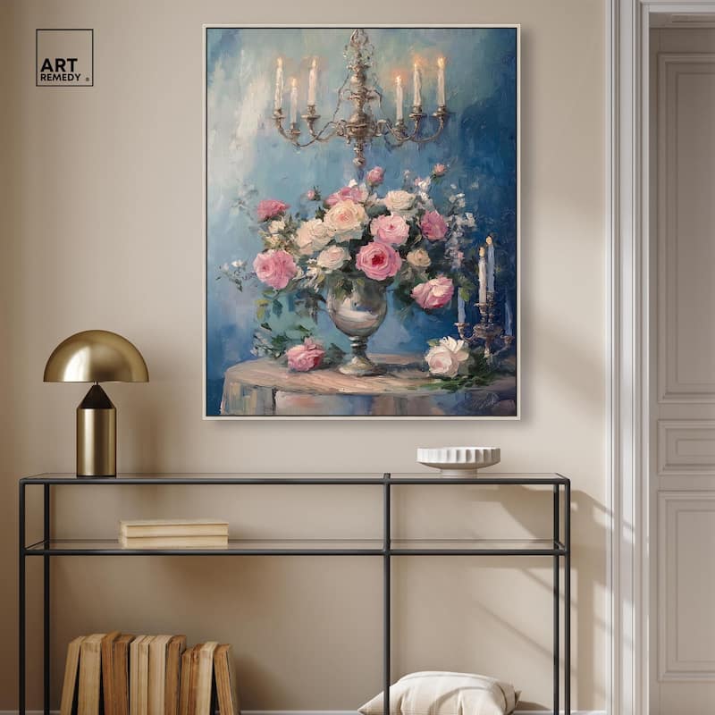 Romantic Roses Canvas by Art Remedy