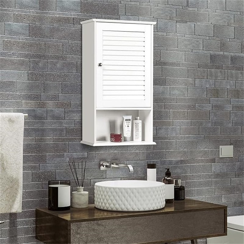 White 18 to 34 in Bathroom Wall Shelves Bed Bath Beyond