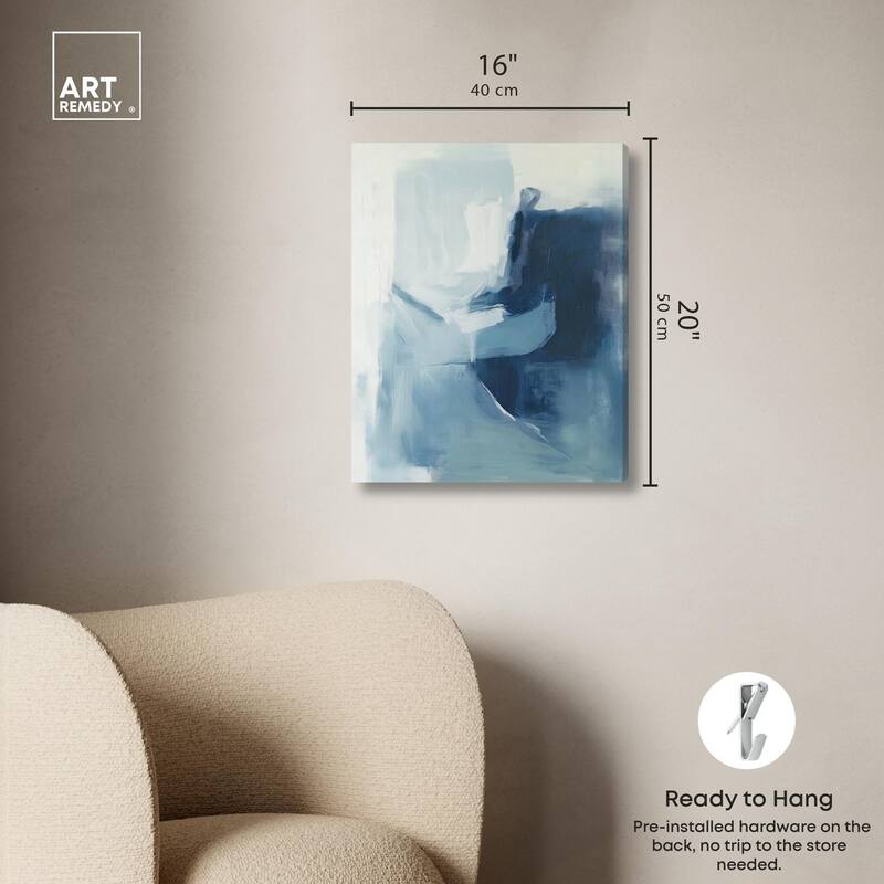 Glacial Reflections I Canvas by Art Remedy, Gallery Wrapped