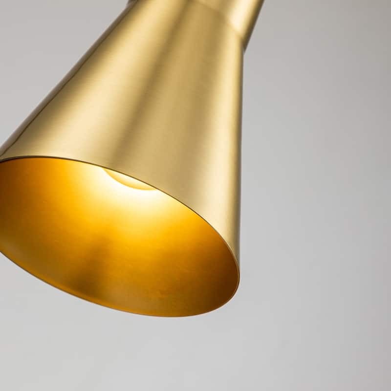 Etoile Small Aged Brass Pendant - 5.25 x 5.25 x 22.50