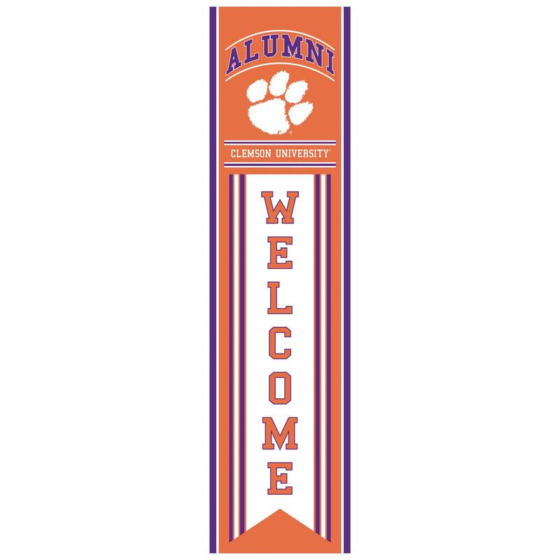 47" Porch Leaner Welcome Wall Sign, Clemson University - Multi