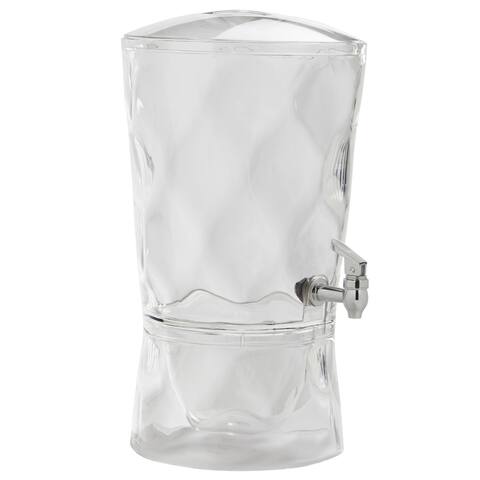 Creativeware Acrylic Sculpted Beverage Dispenser