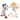 WallPops Sonic The Hedgehog Sonic and Tails Wall Decals
