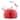 Viking 2.6-Quart Red Stainless Steel Whistling Kettle with 3-Ply Base
