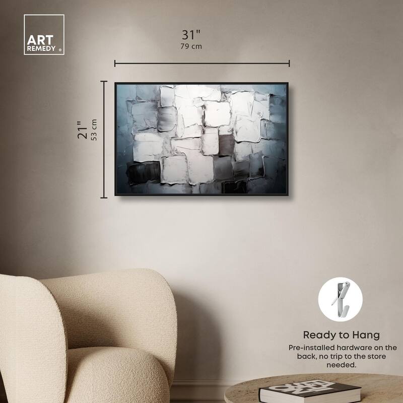 Urban Grid Canvas by Art Remedy