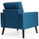 preview thumbnail 33 of 31, Costway Set of 2 Modern Tufted Accent Chair Linen Upholstered Armchair