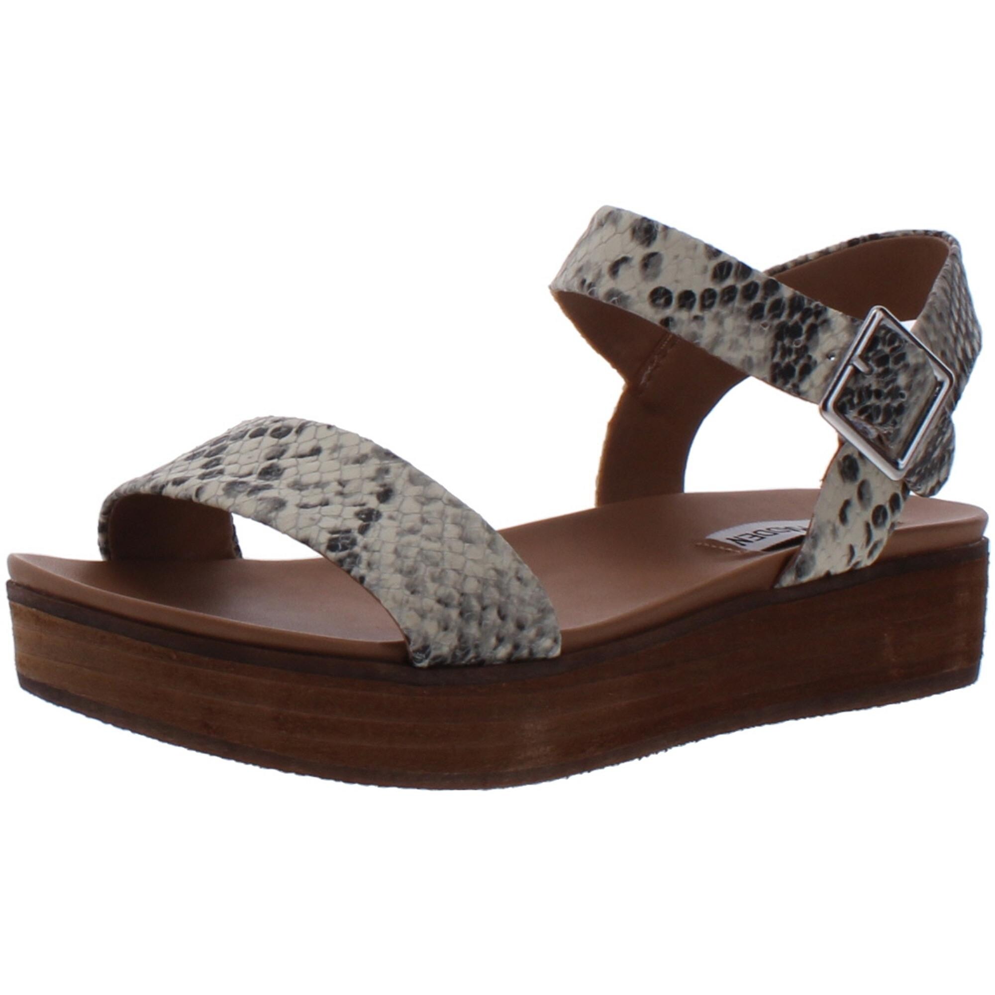 steve madden aida black leather