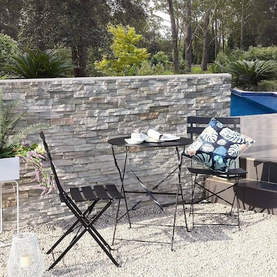 Round 2 Person - 23.6" Long Bistro Set