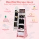 preview thumbnail 17 of 18, Costway Kids Vanity Set Princess Makeup Dressing Table & Chair Set - See Details