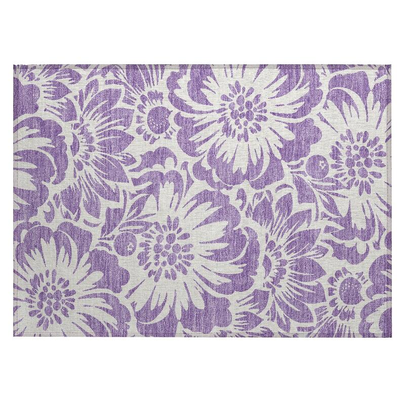 Sasi Garden-Inspired Weather Resistant Versatile Elegance Runner Outdoor Rug