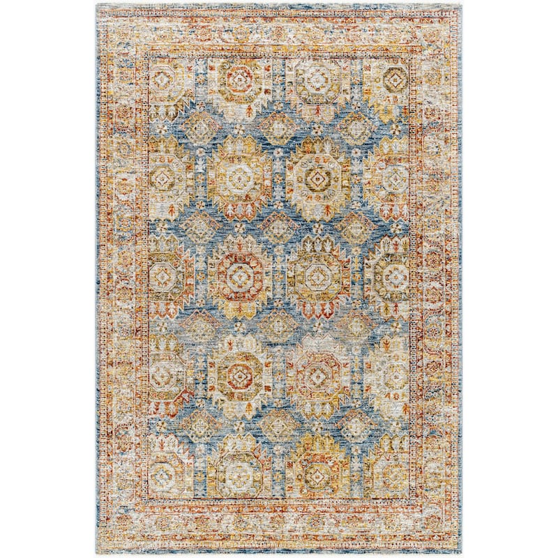 Livabliss Transitional Mona Lisa Medallion Area Rug