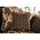 preview thumbnail 2 of 6, Dayaram Traditional Dark Brown Chenille Loveseat by Gracewood Hollow
