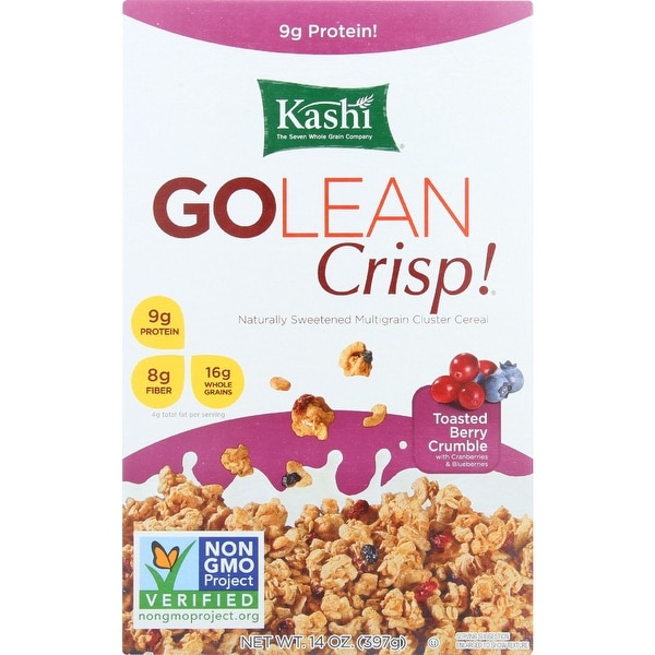 Kashi Cereal - Multigrain - Golean - Crisp - Toasted Berry Crumble - 14 oz - case of 12