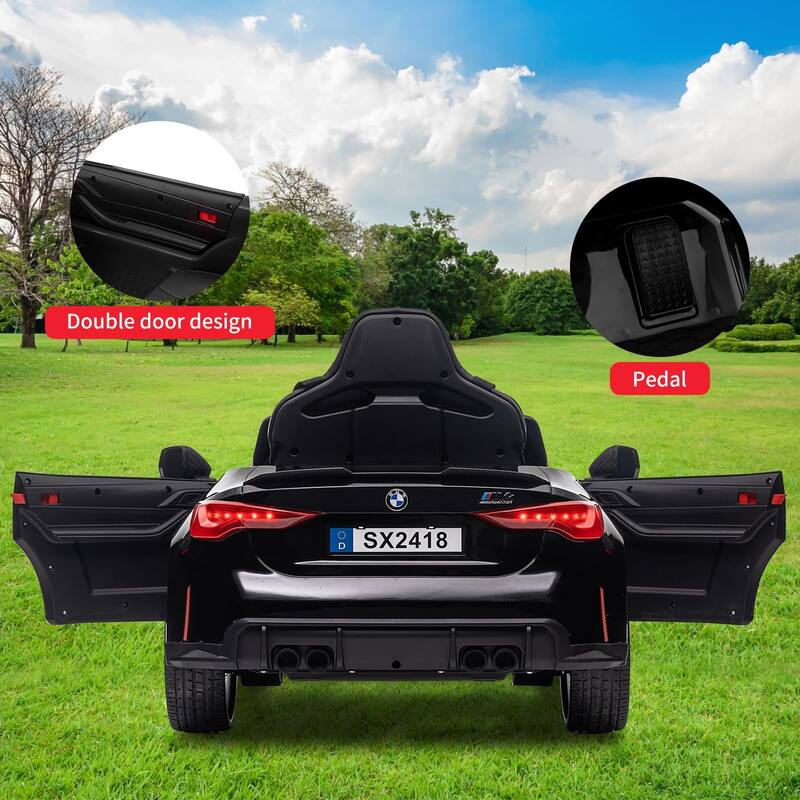 12V Ride On Toy Car for Kids with Remote Control and LED Light