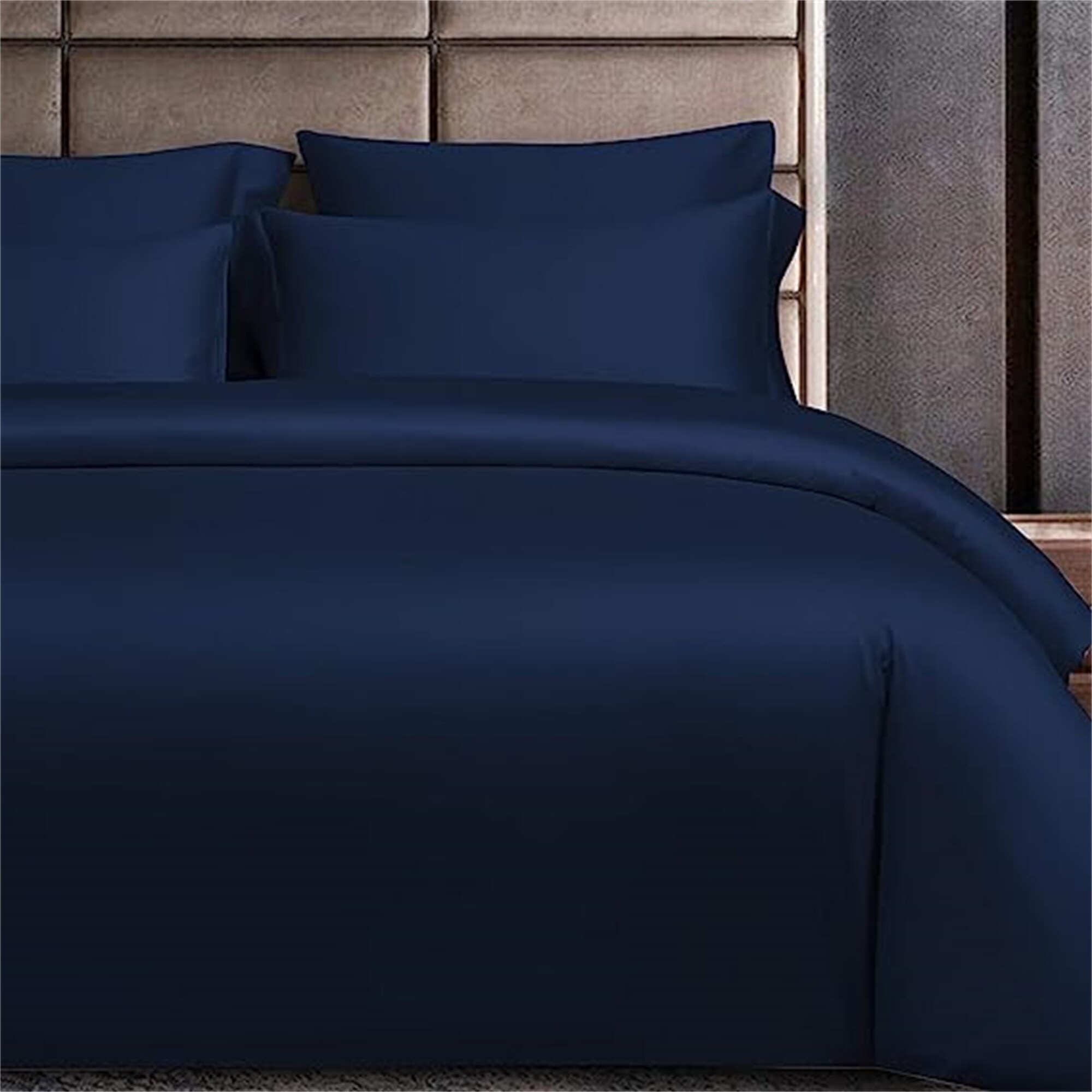 Navy blue on sale pillow shams standard