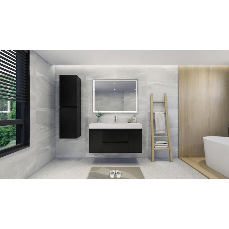 Baillie 48'' Wall-Mounted Vanity with Reinforced Acrylic Sink