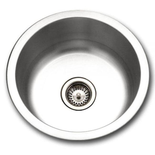Houzer Medallion 17-1/2" Single Basin Drop In 18-Gauge Stainless Steel