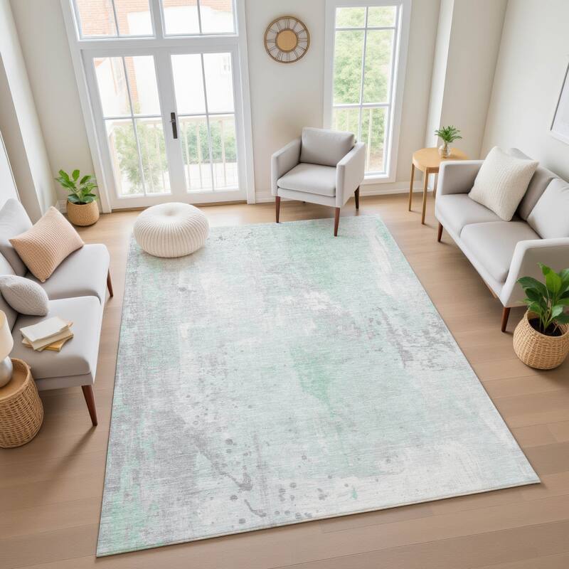 Premium Washable Super Soft Abstract Modern Mayfield Rug