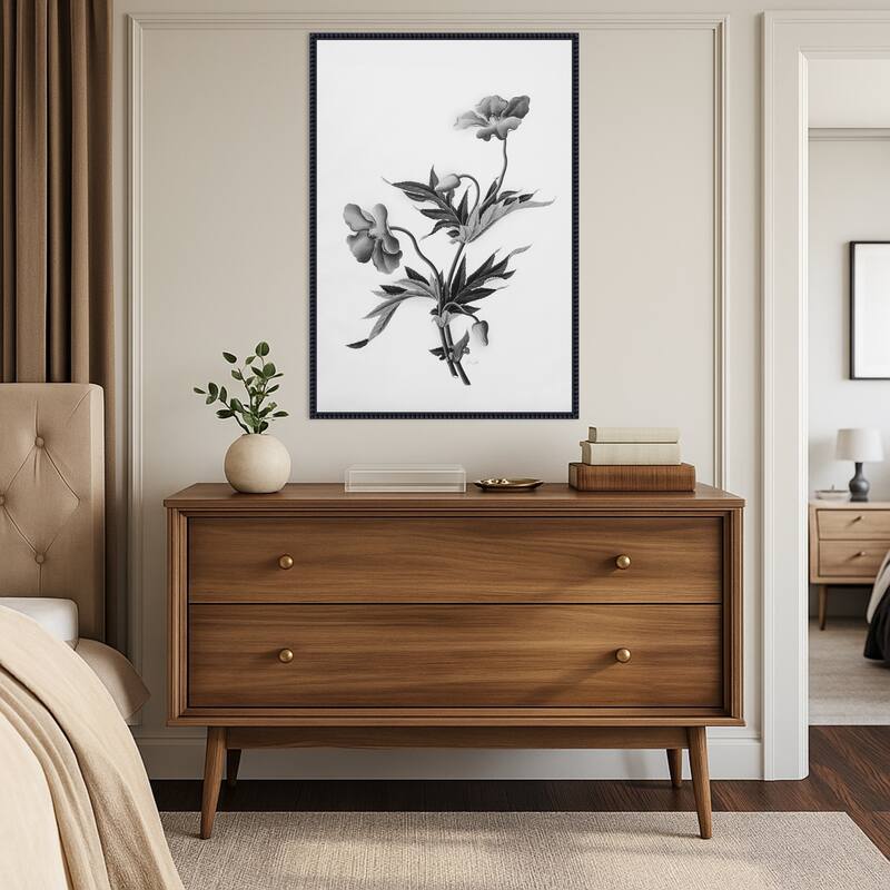 Botanical No. 2 by Deborah Revell Framed Canvas Wall Art Print