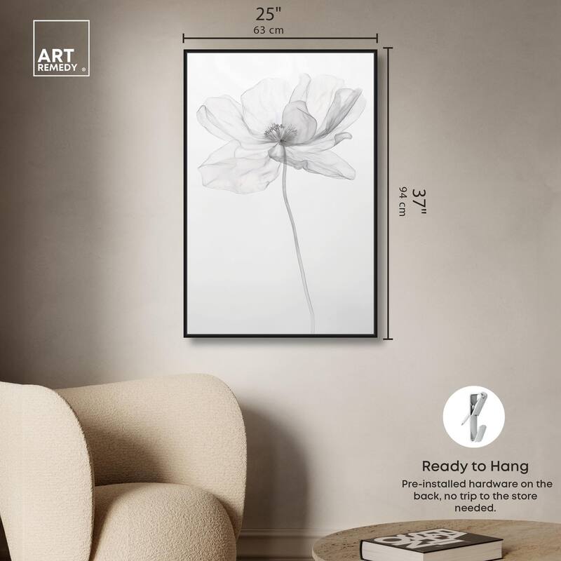 Fragile Beauty I Canvas by Art Remedy