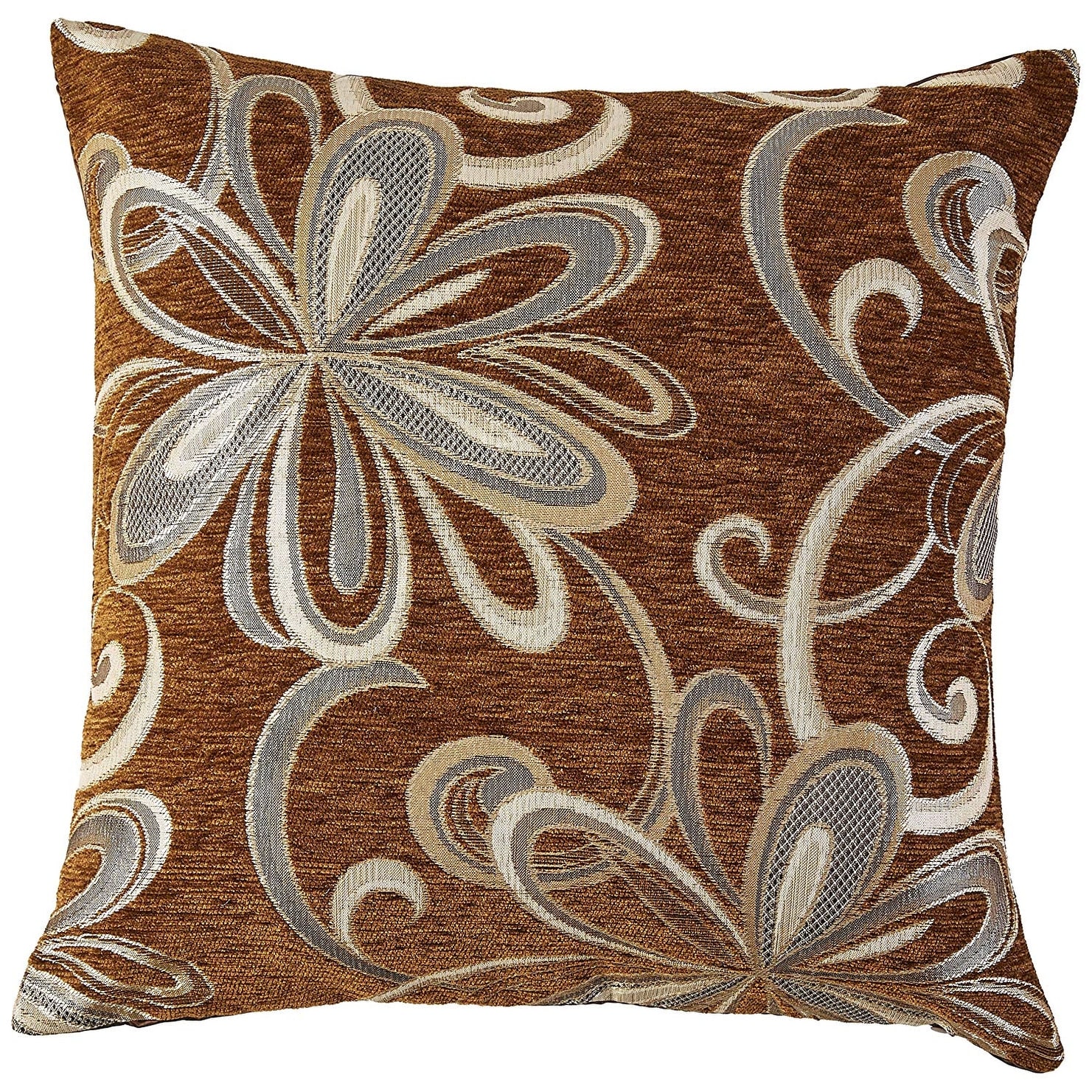 Vintage chenille throw pillows cheap