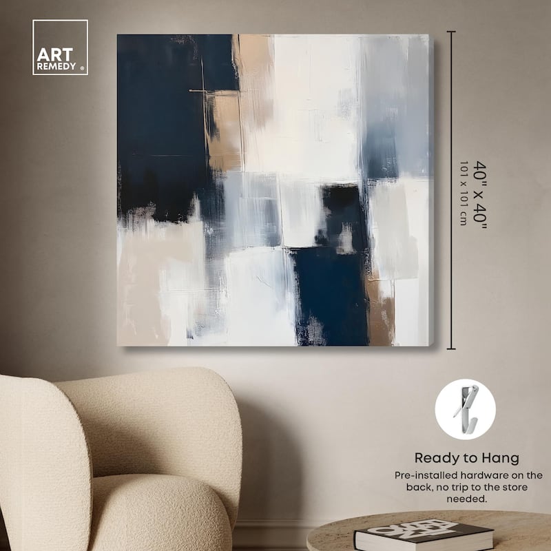 Stormy Hues II Canvas by Art Remedy, Gallery Wrapped