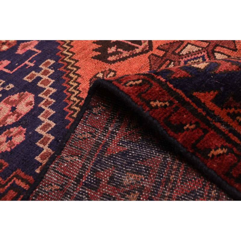 ECARPETGALLERY Hand-knotted Andelz Dark Red Wool Rug - 4'11 x 7'3