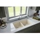 preview thumbnail 6 of 58, Karran Undermount Quartz 32 in. 50/50 Double Bowl Kitchen Sink Kit
