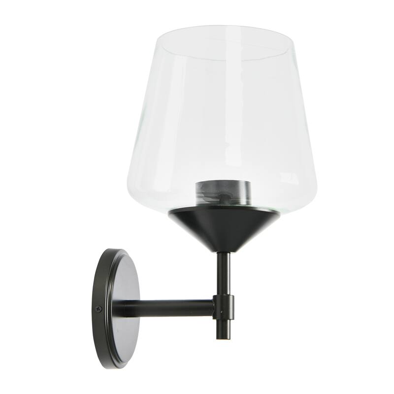 Industrial 1-Light Wall Sconce - 9.0"L x 8.0"W x 14.3"H