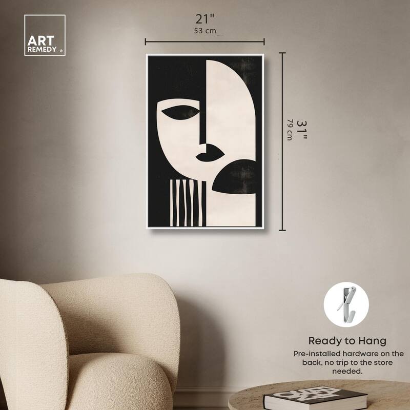 The Mask III Canvas by Art Remedy
