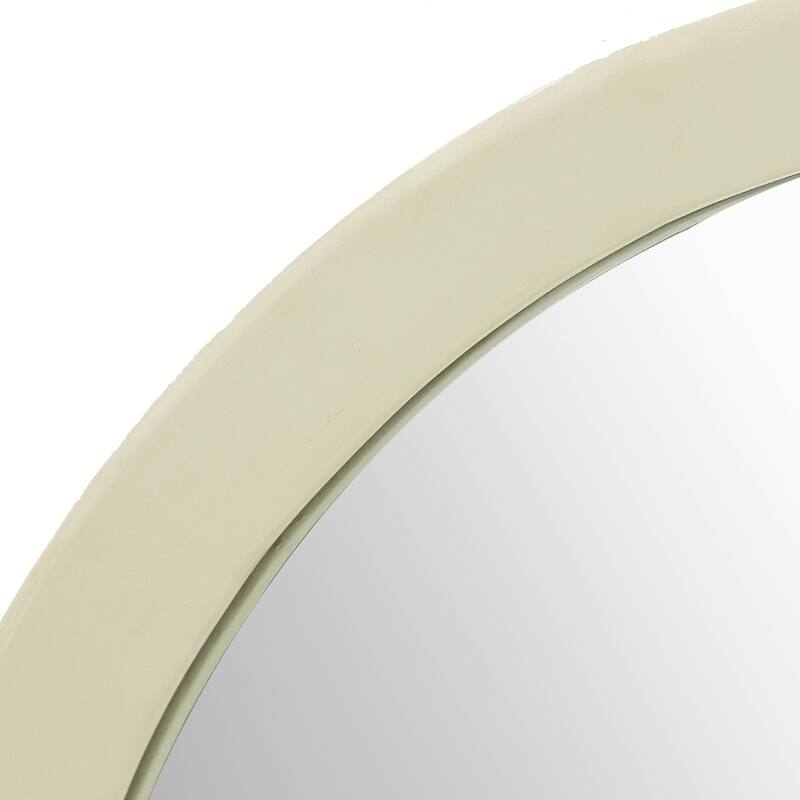 Transitional Wall Mirror with Solid Wood Frame