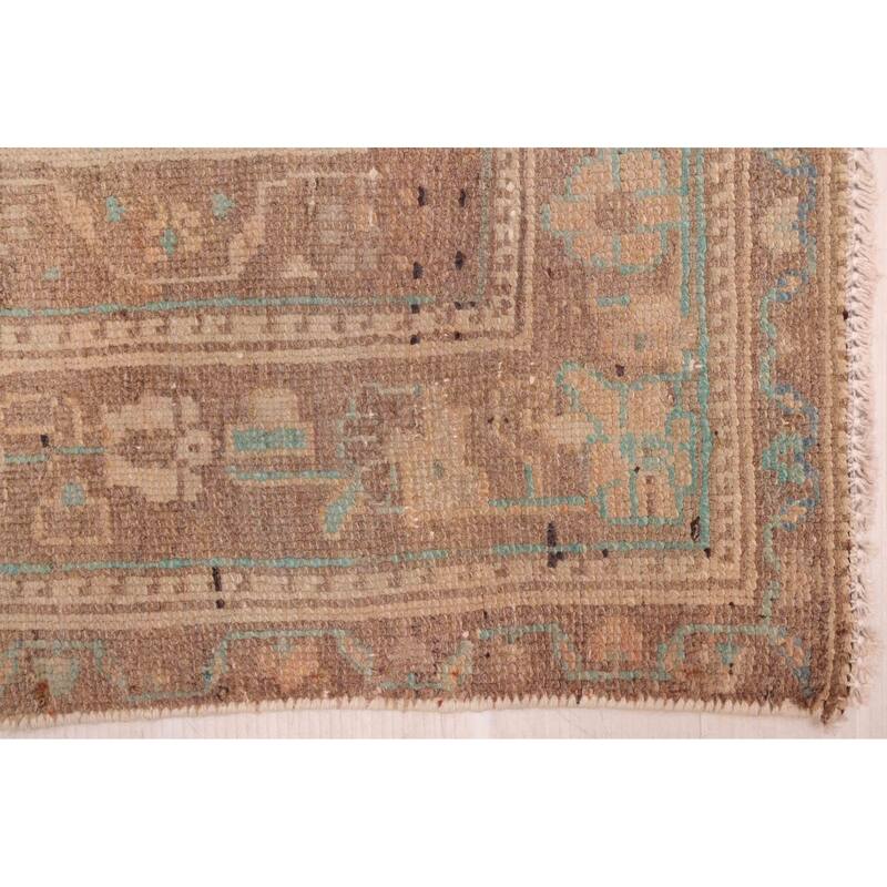 ECARPETGALLERY Hand-knotted Antalya Vintage Beige Wool Rug - 5'2 x 11'0