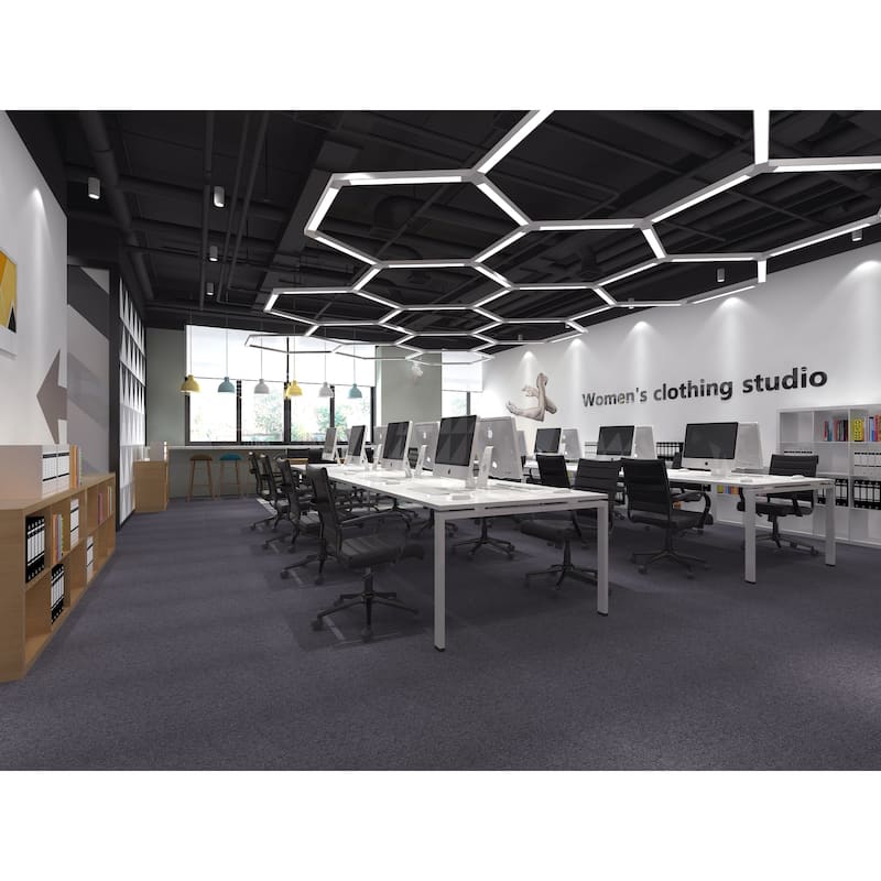 Black Office Chairs Mid Back Ribbed PU Leather Executive Task Work Conference With Arms Wheels Tilt Swivel Rolling