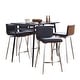 preview thumbnail 3 of 32, Porch & Den Naldi-Mason Swivel 5-Piece Counter Height Dining Set