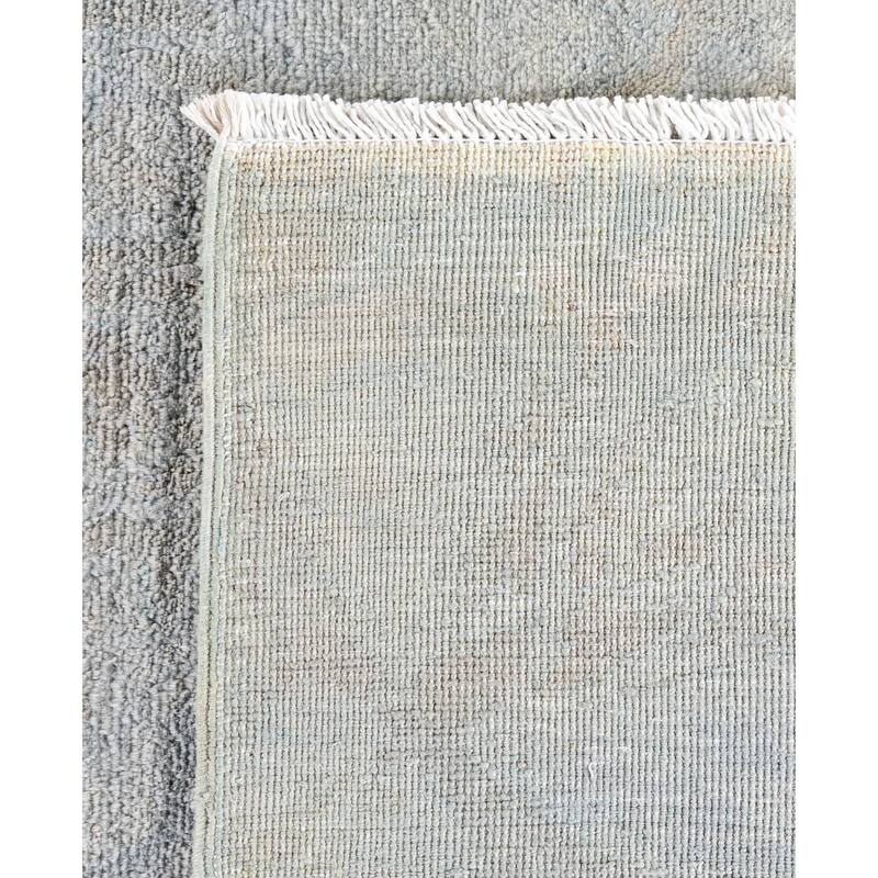 Overdyed One-of-a-Kind Hand-Knotted Area Rug - Gray - 8' 0" x 8' 6"