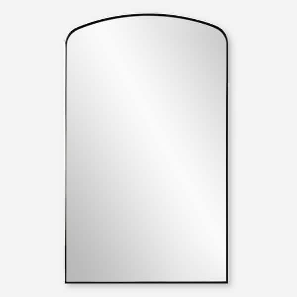 slide 2 of 6, Uttermost Tordera Black Arch Mirror - 24"W x 40"H x 1"D