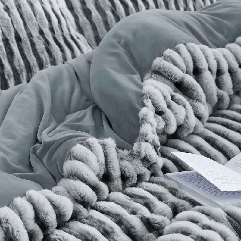 Freezin Waters - Coma Inducer® Oversized Comforter Set - Frosted Navy