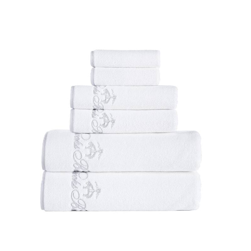 Brooks Brothers Contrast Frame 6 pcs Towel Set